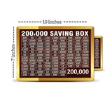 200,000 PKR Wooden Money Box