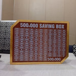 500,000 PKR Wooden Money Saving Box